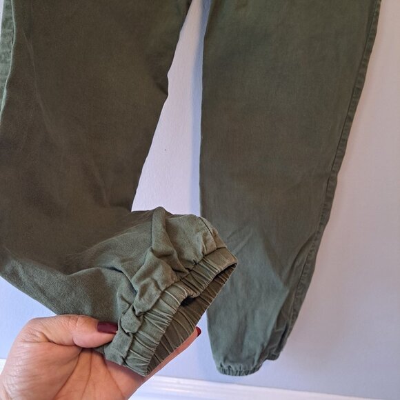 Vineyard Vine Girls‎ Military Green Pocketed Twill Jogger Pants Size 12 - Picture 9 of 13